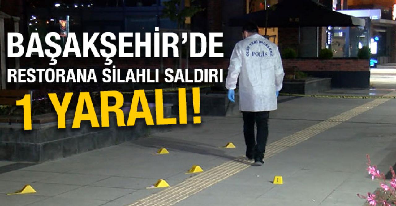 Başakşehir'de otomobille silahlı saldırı: 1 yaralı