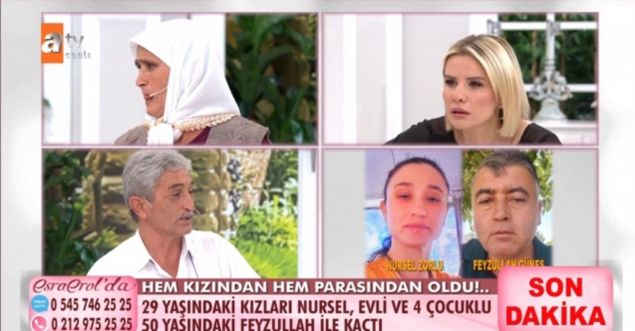 Esra Erol'da Nursel Zorlu kimdir? 4 çocuklu Feyzullah Güneş ile kaçtı!