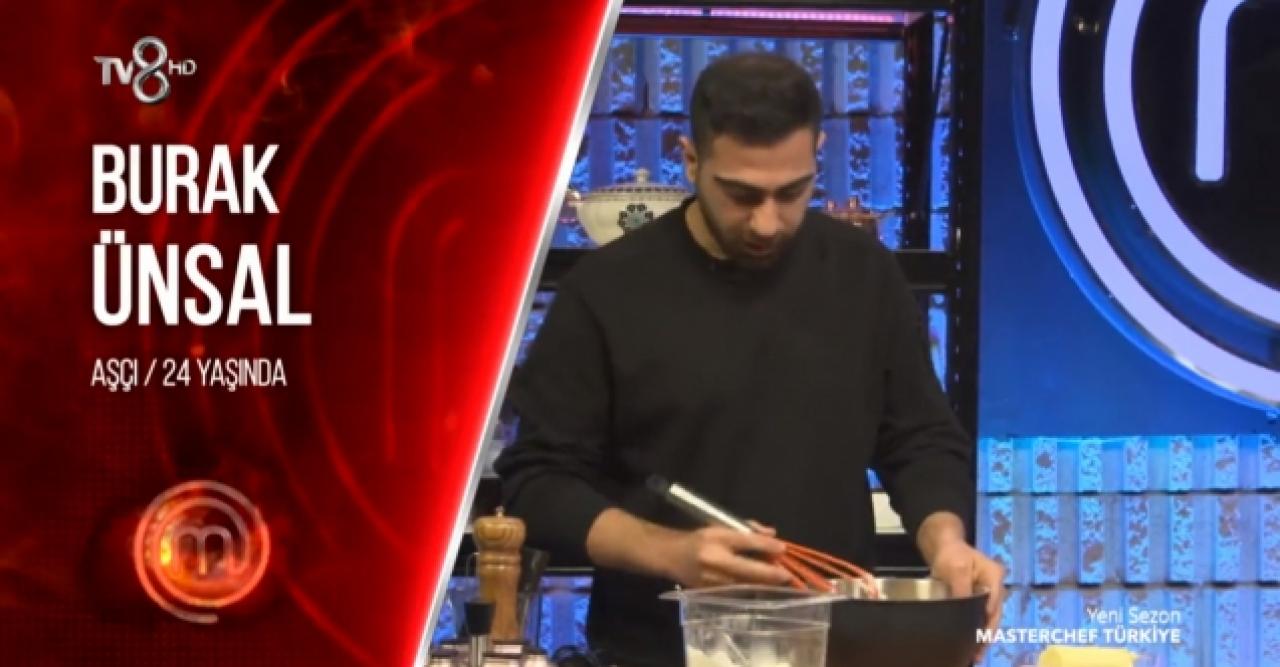 Masterchef Burak Ünsal kimdir? Kaç yaşında ve nereli? Instagram hesabı