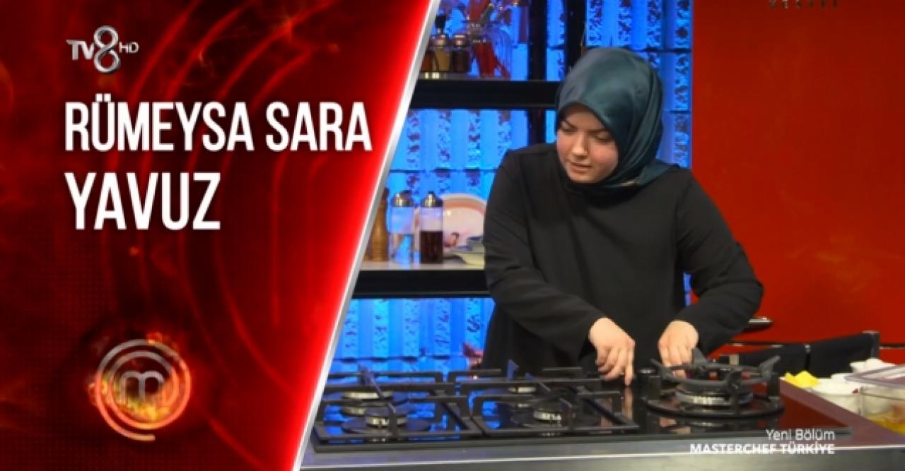 Masterchef Rümeysa Sara Yavuz kimdir? Kaç yaşında ve nereli? Instagram hesabı