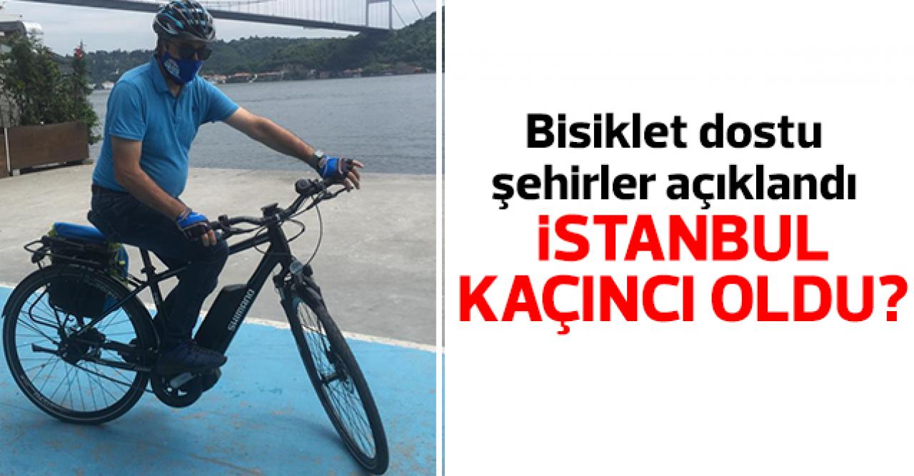 Bisiklet sıralamasında İstanbul 74'üncü oldu!