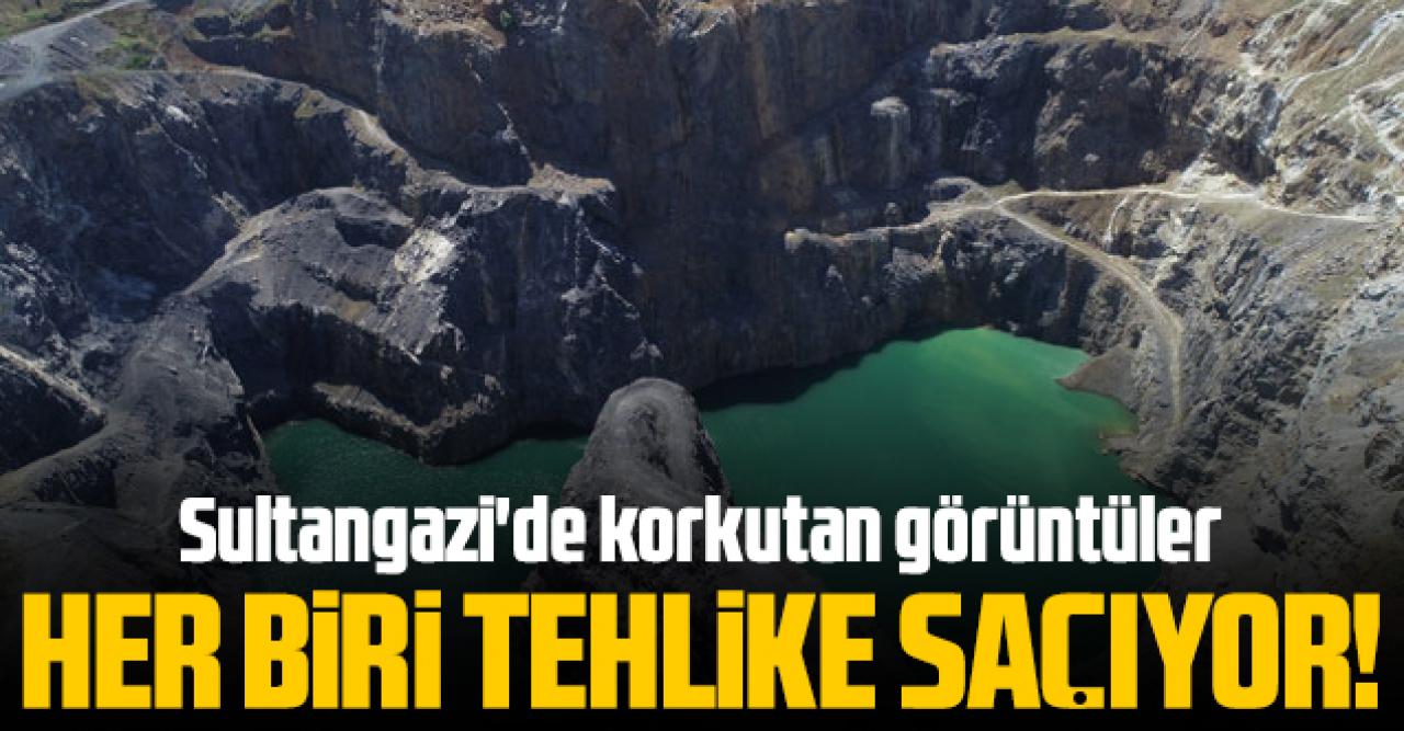 Sultangazi'deki dev çukurlar tehlike saçıyor