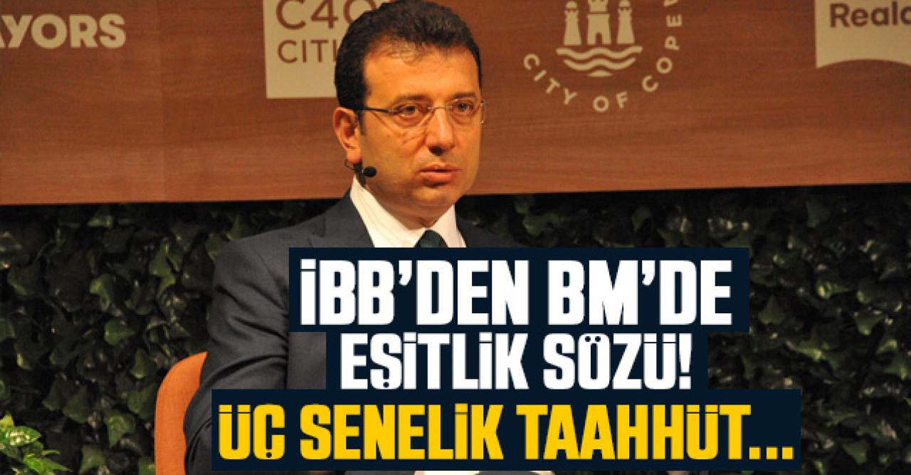 İBB’den BM’de “Eşitlik Sözü”