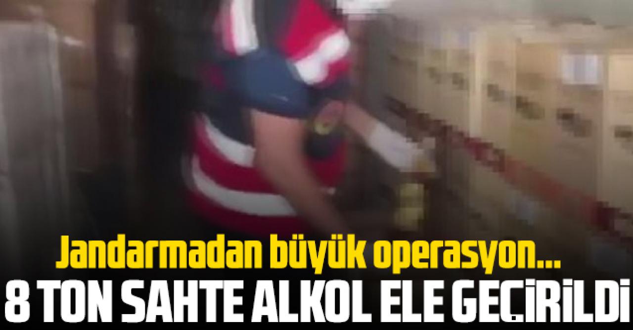 Gaziosmanpaşa'da operasyon: 8 ton sahte alkol ele geçirildi