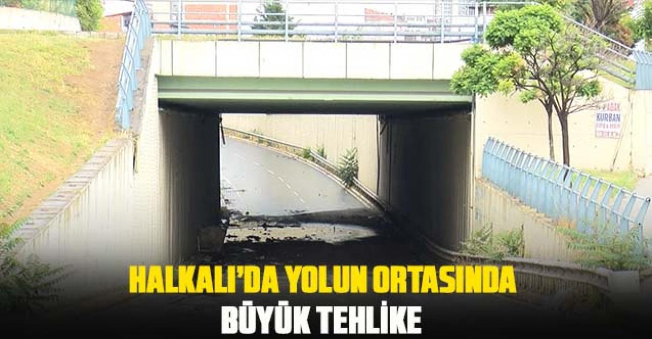 Şehrin ortasında büyük tehlike!