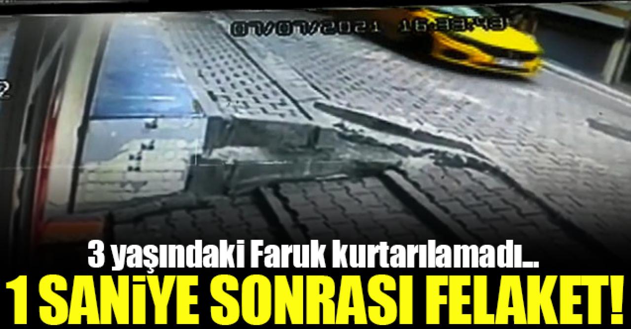 3 yaiındaki Faruk taksinin altında kalarak can verdi