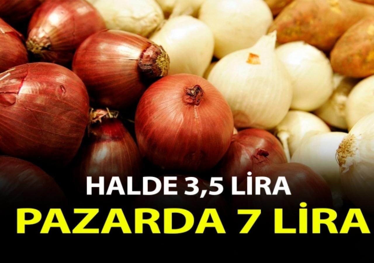 Halde 3,5 lira pazarda 7 lira!