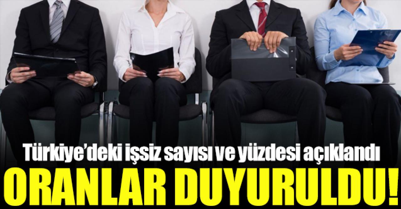 TÜİK işsizlik oranlarını açıkladı