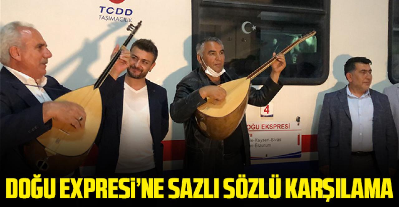 Doğu Ekspresi'ne Kars'ta sazlı sözlü karşılama