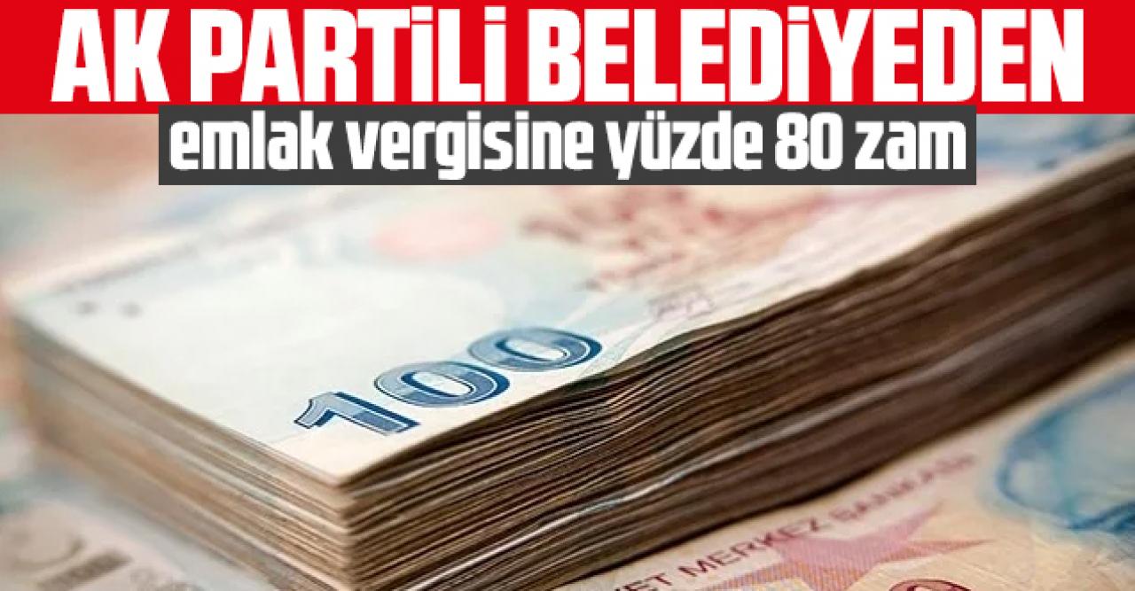 AK Partili Beyoğlu Belediyesi'nden emlak vergisine yüzde 80 zam!