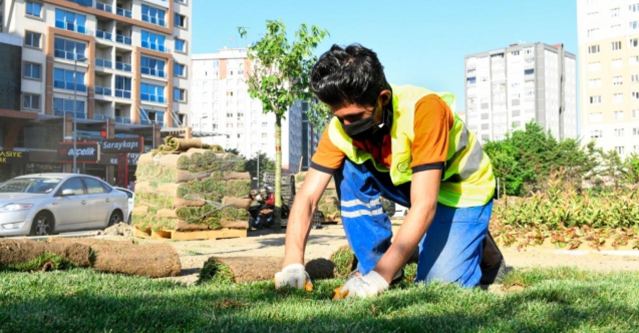 Esenyurt'u yeşillendirme çalışmaları sürüyor