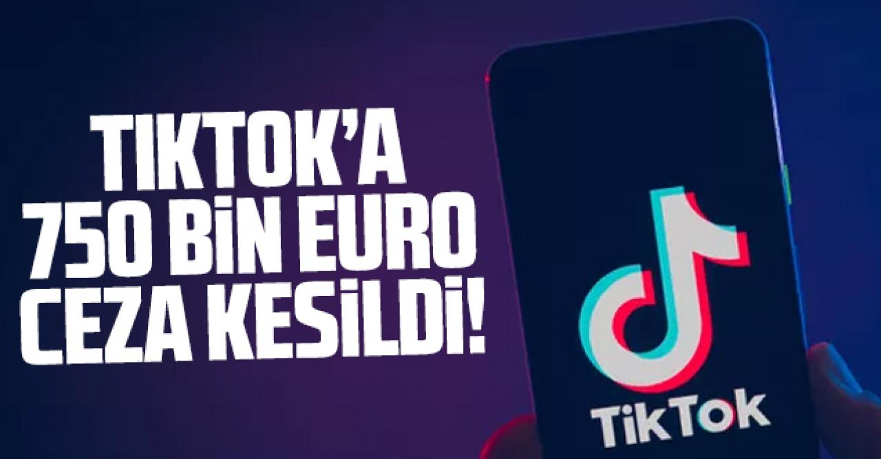 Tiktok'a 750 bin euro ceza!