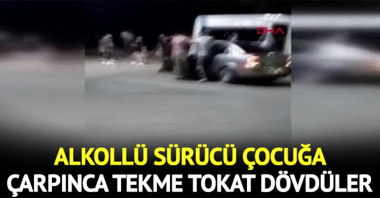 Avcılar'da çocuğa alkollü şekilde çarpan sürücüye dayak