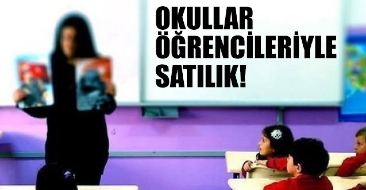 Okullar öğrencileriyle birlikte satılık!