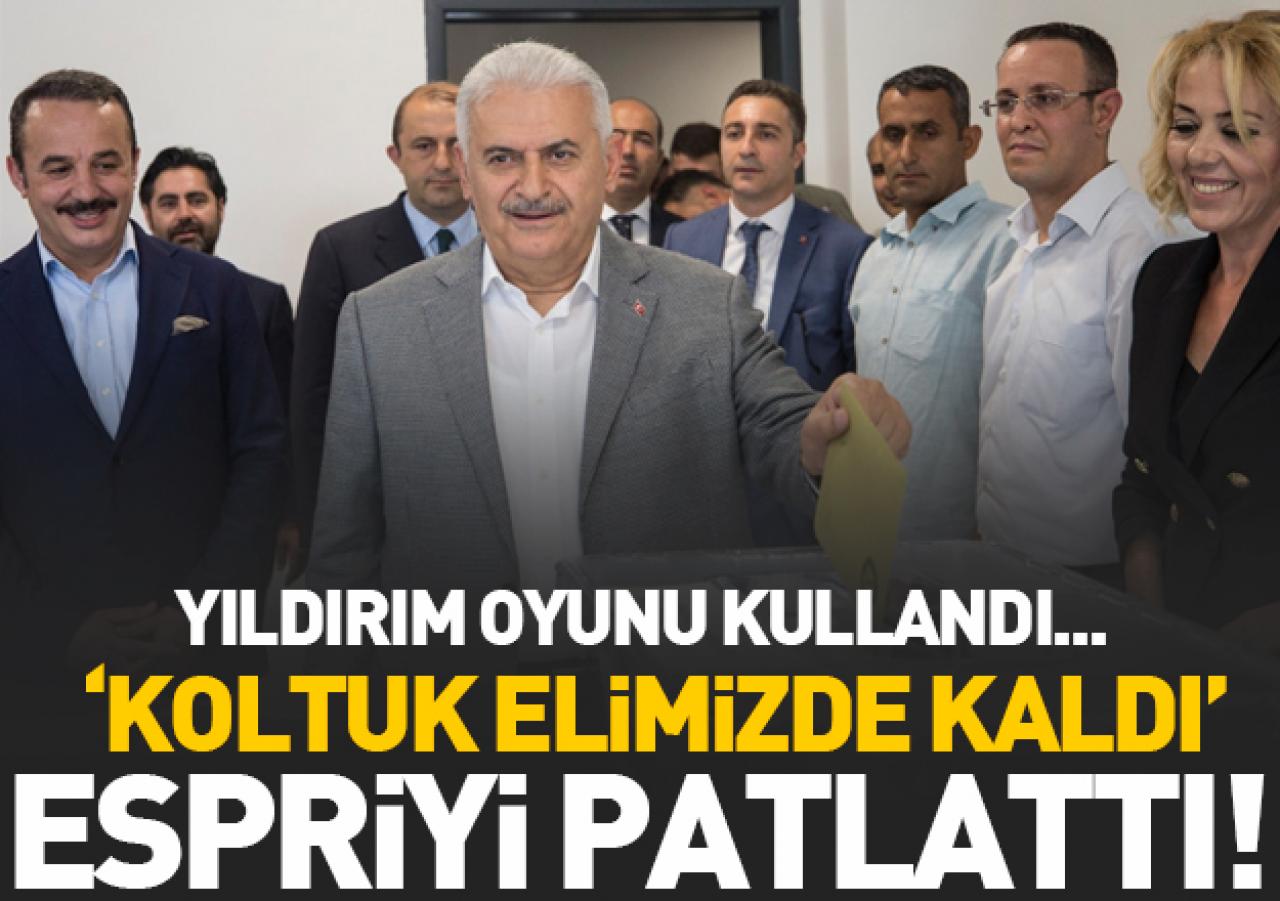 Yıldırım oyunu kullandı