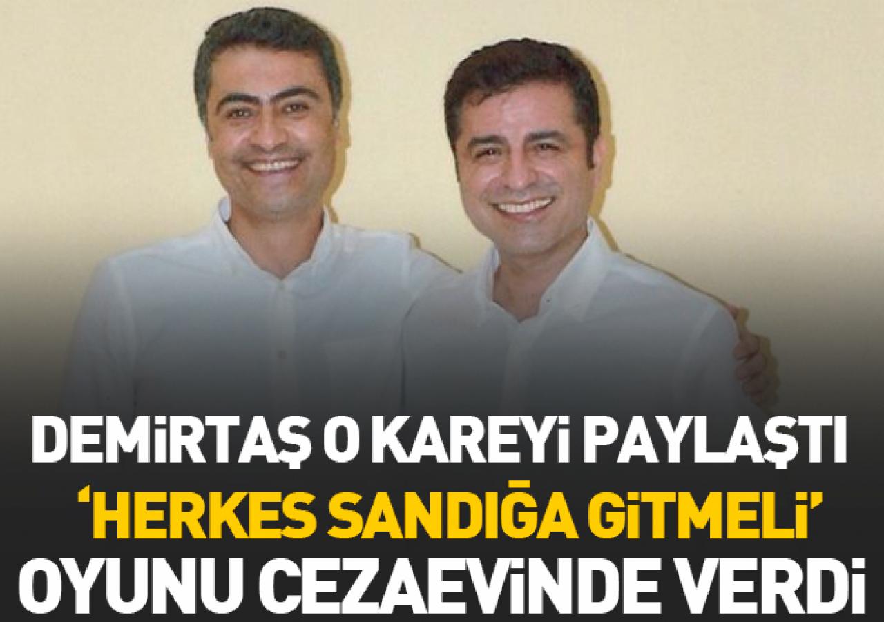 Demirtaş oyunu cezaevinde kullandı