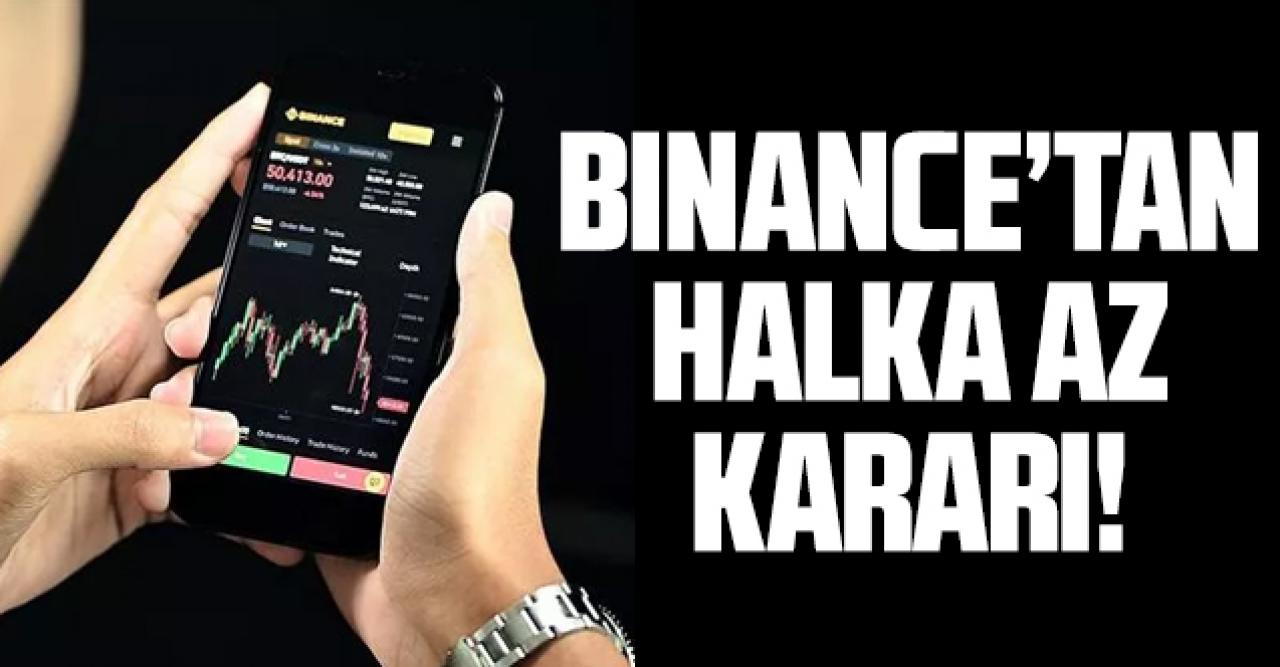 Binance'ten halka arz kararı