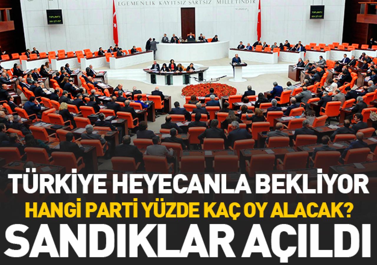 24 Haziran seçim sandıkları açıldı! Milletvekili seçim sonuçları son dakika