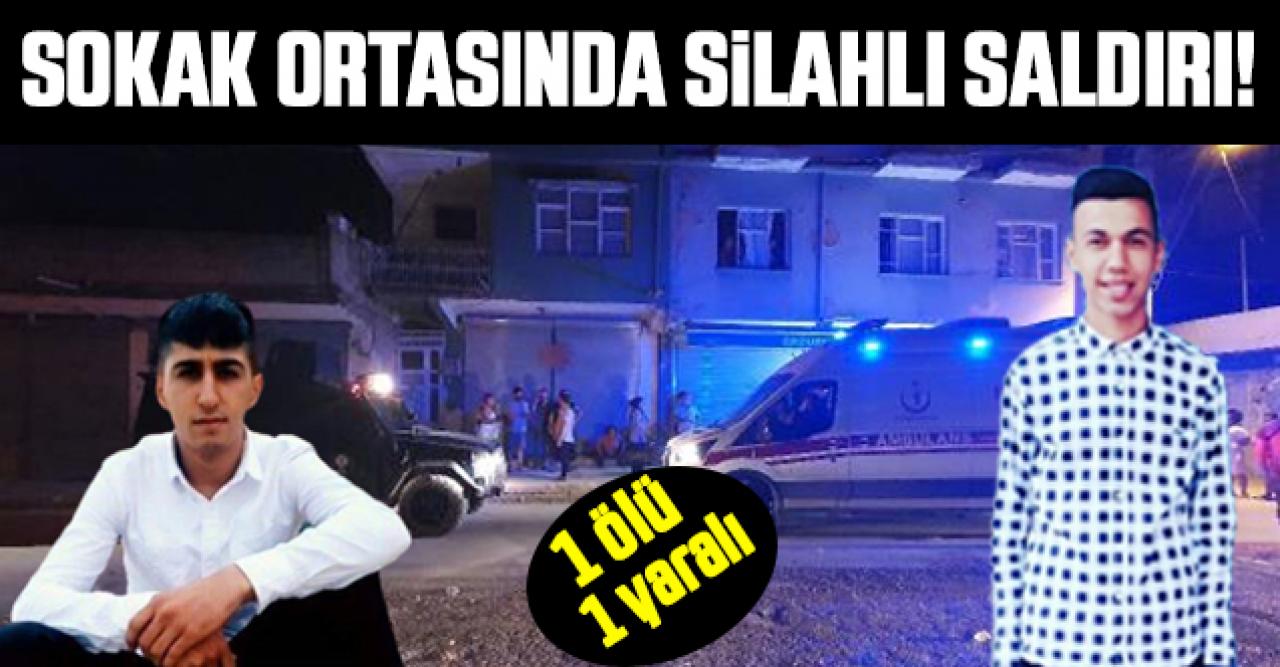 Adana'da sokak ortasında silahlı saldırı!