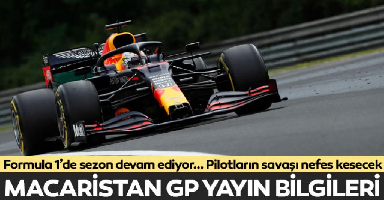 2021 Formula 1 (F1) Macaristan Grand Prix'i (yarışı), antrenman ve sıralama turları saat kaçta ve hangi kanalda?