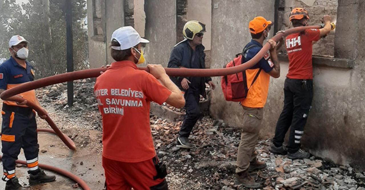 Sarıyer Belediyesi destek için Manavgat'ta