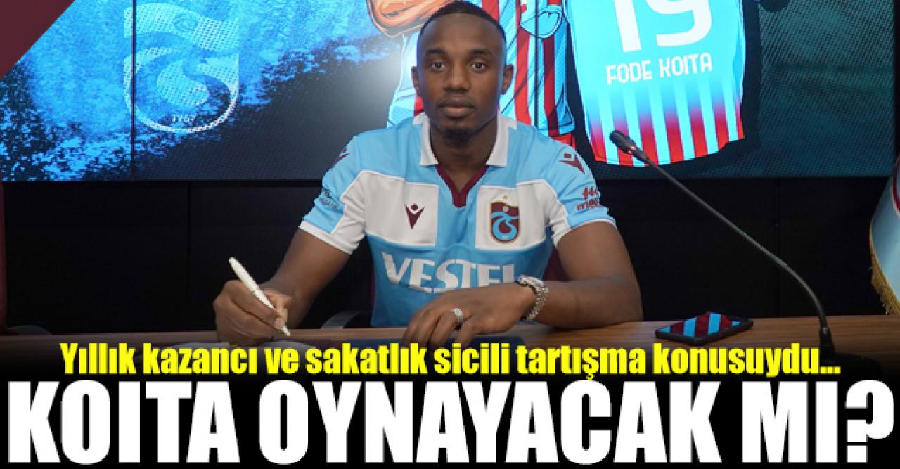 Fode Koita Molde maçında oynayacak mı? Trabzonspor'da son durum