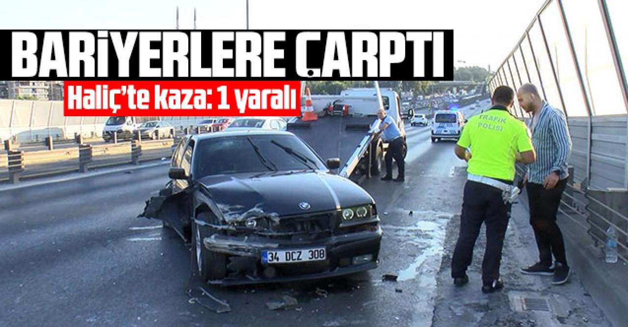 Haliç'te kaza: 1 yaralı