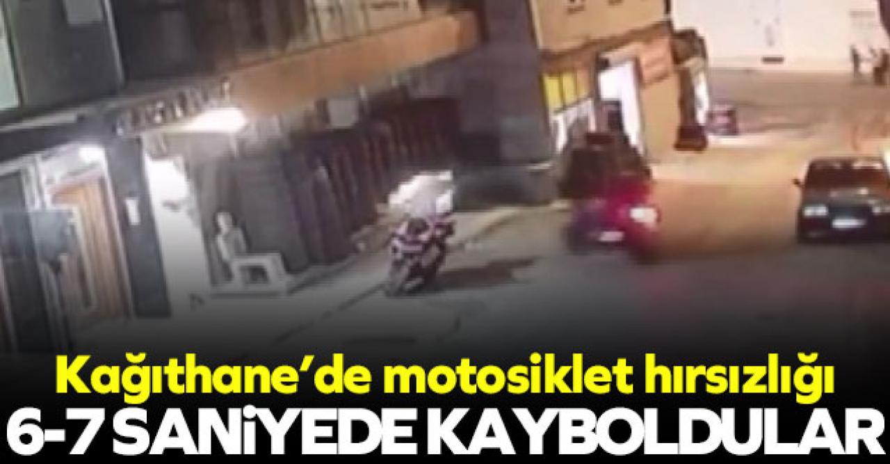 Kağıthane'de Sancar Yaylan'ın motosikletini 6-7 saniyede çaldılar!