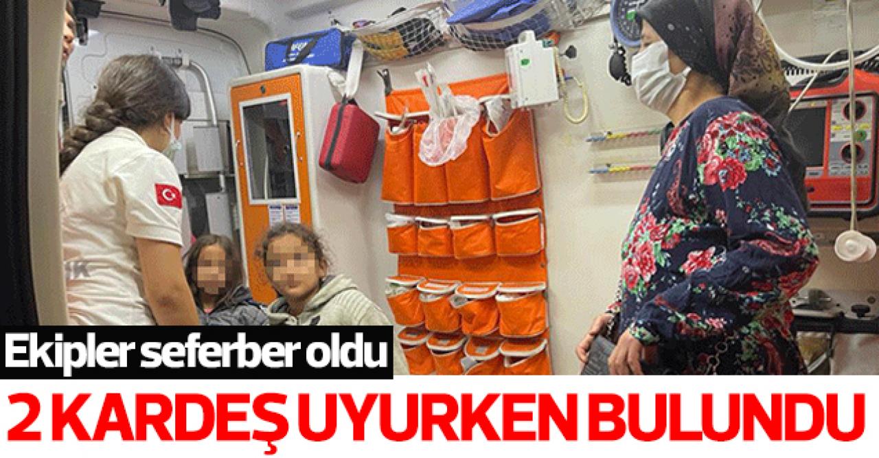 Bartın'da ormanda kaybolan 2 kız kardeş uyurken bulundu