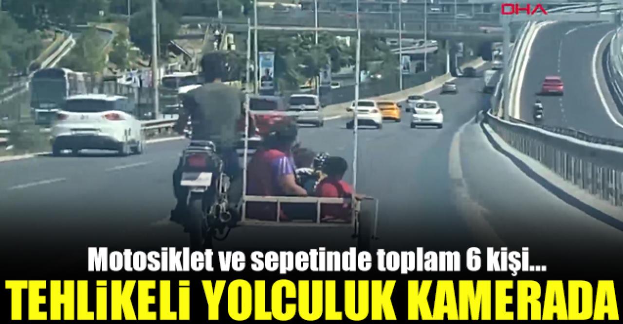 Kadıköy D-100'de tehlikeli yolculuk kamerada