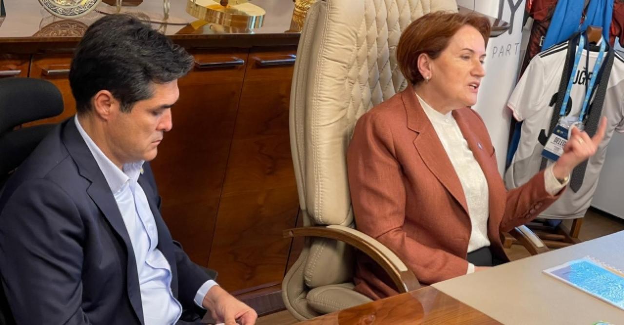 Meral Akşener'den Buğra Kavuncu'ya ziyaret