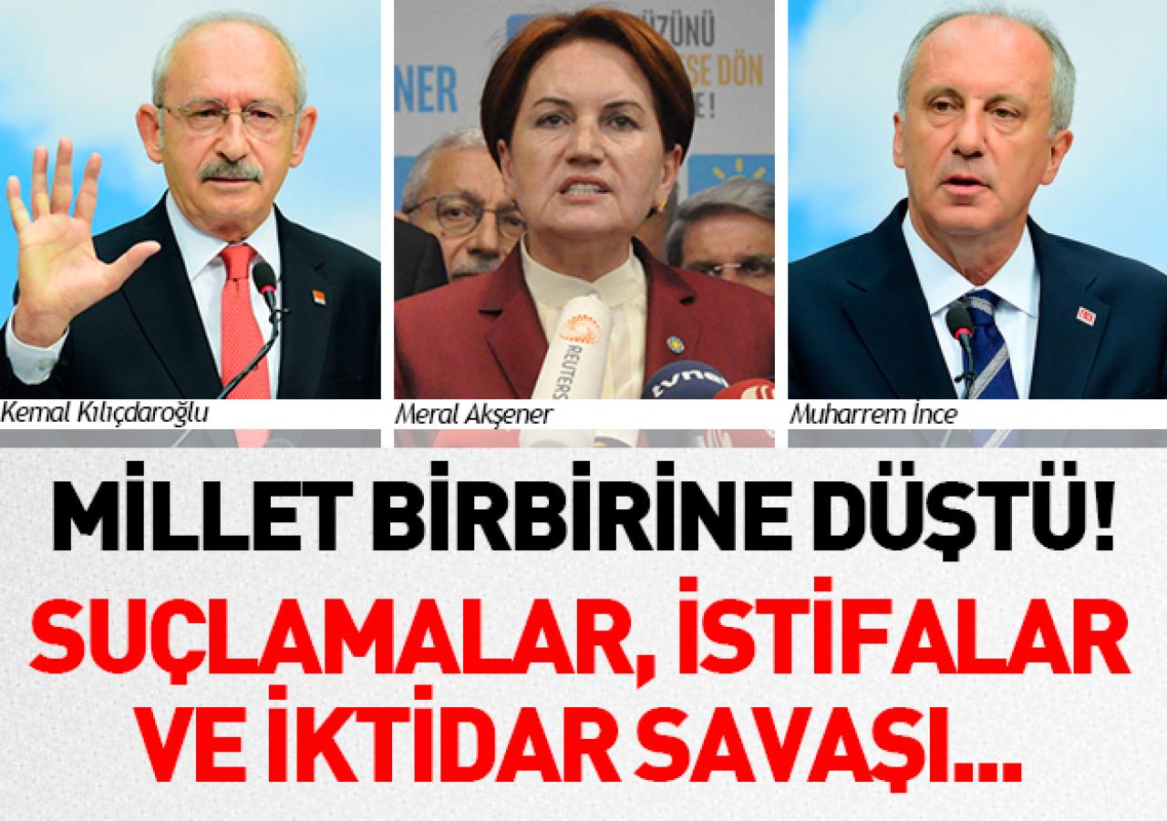 Millet birbirine düştü!