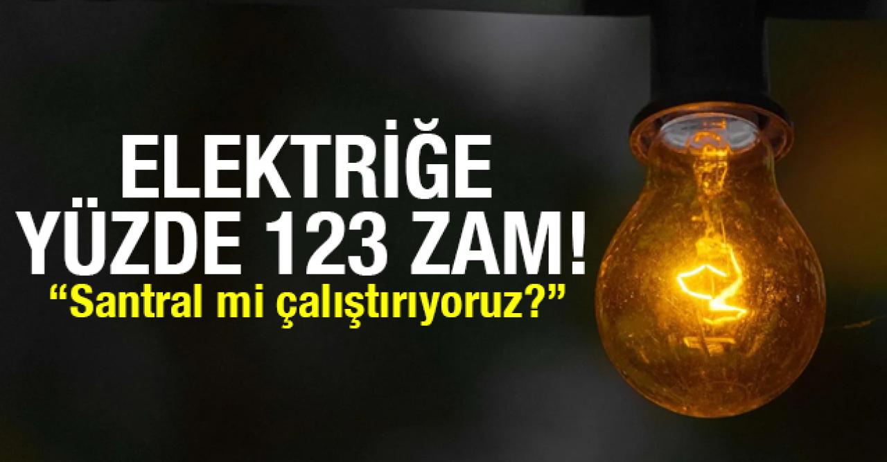 Elektriğe 3 yılda yüzde 123 zam!