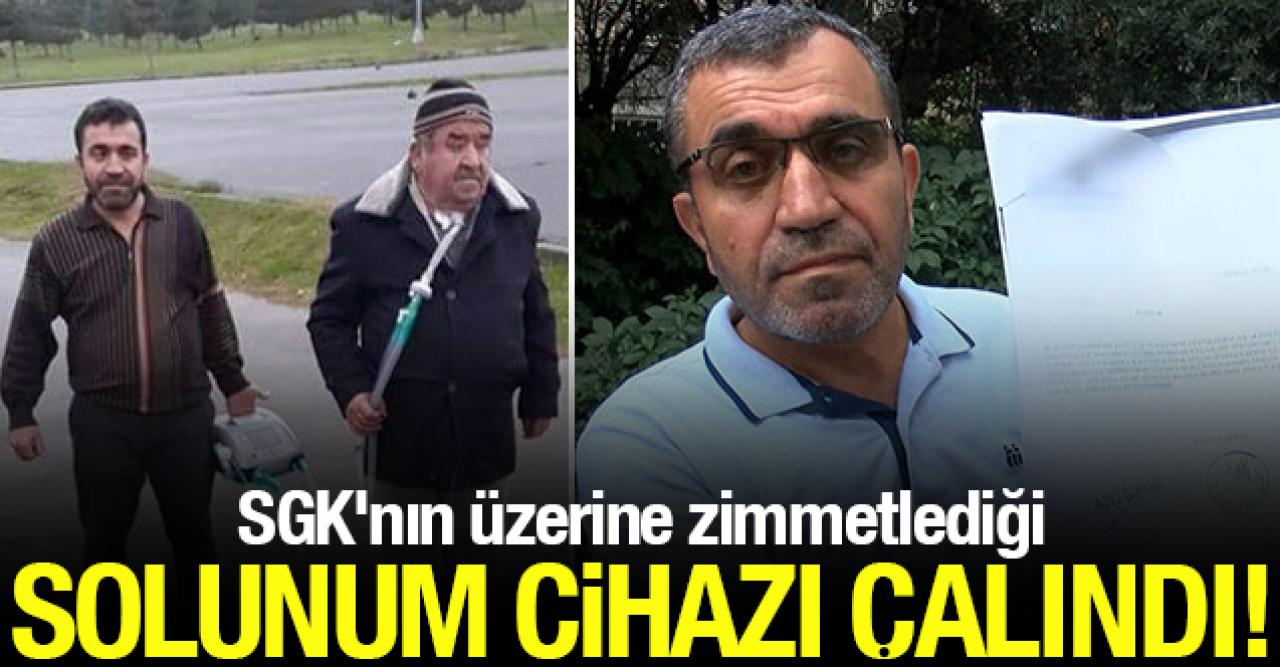 SGK'nın üzerine zimmetlediği solunum cihazı hastanede çalındı