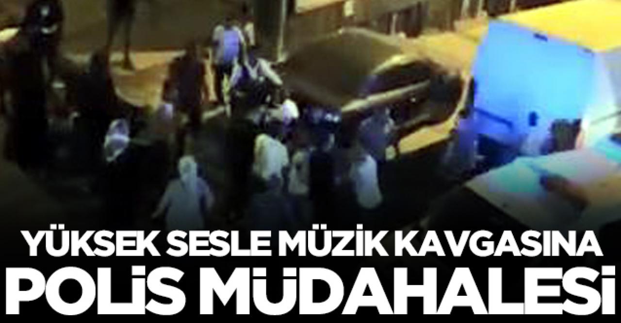 Sultangazi'de yüksek sesle müzik kavgasına polis müdahalesi