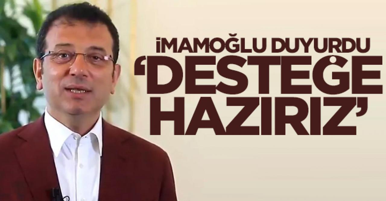 Ekrem İmamoğlu: Tunceli'deki yangınlara müdahale için desteğe hazırız