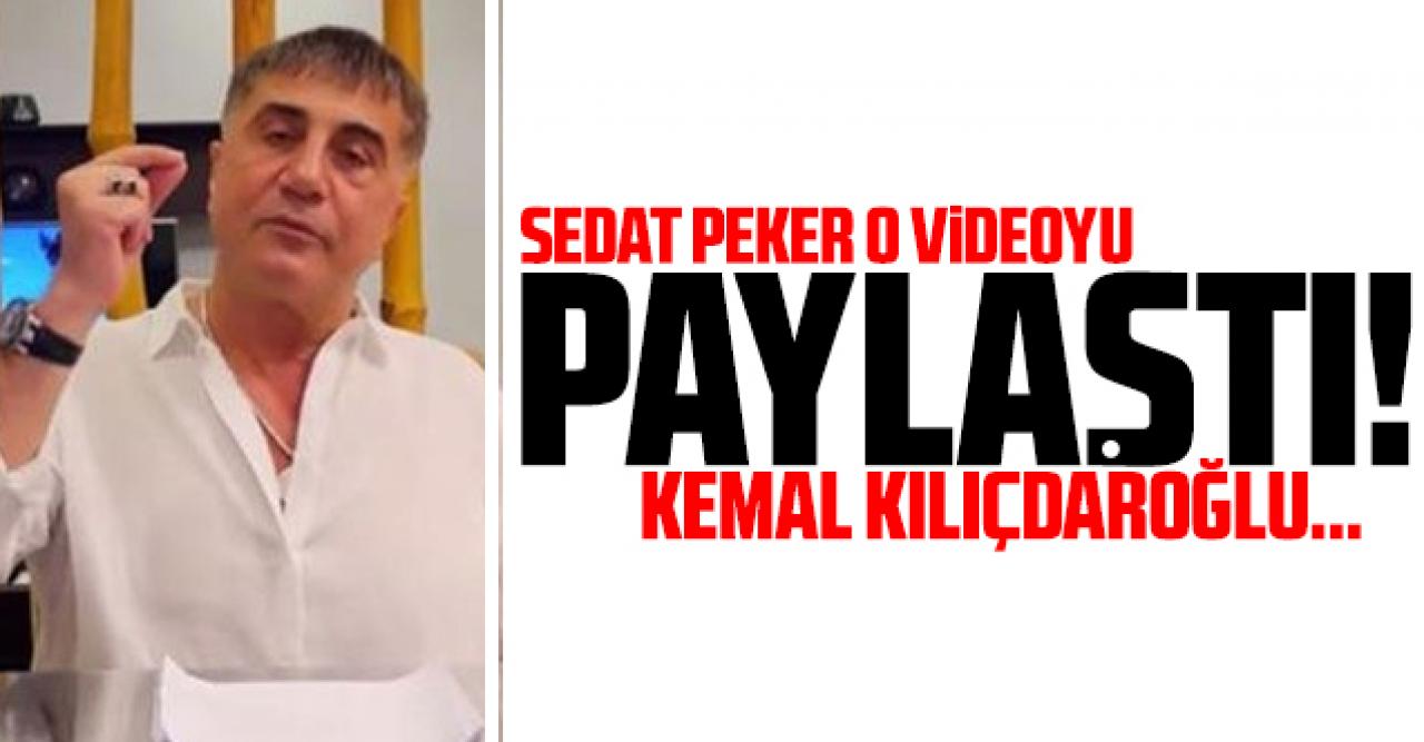 Sedat Peker Kemal Kılıçdaroğlu'nu paylaştı! O video...