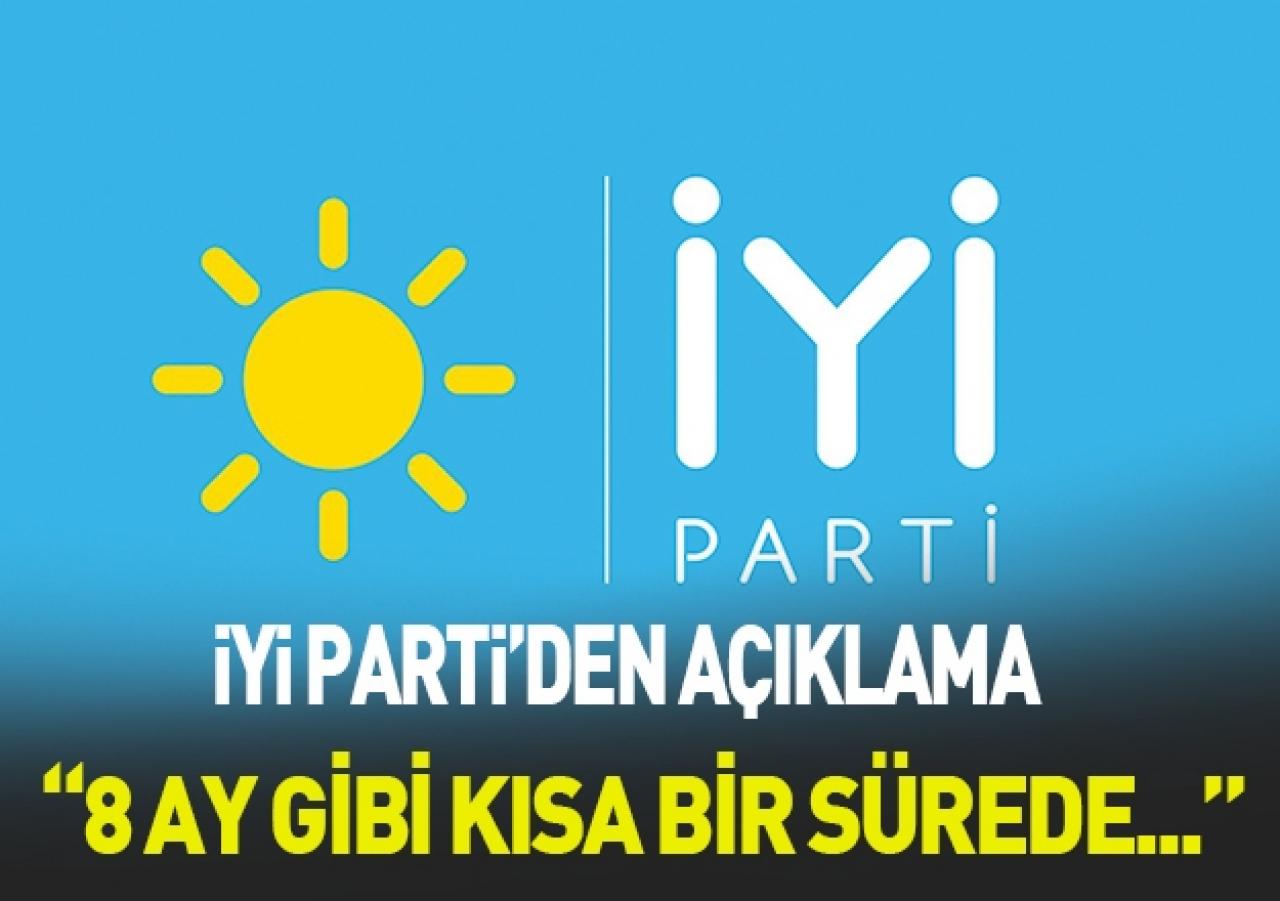 İYİ Parti'den açıklama