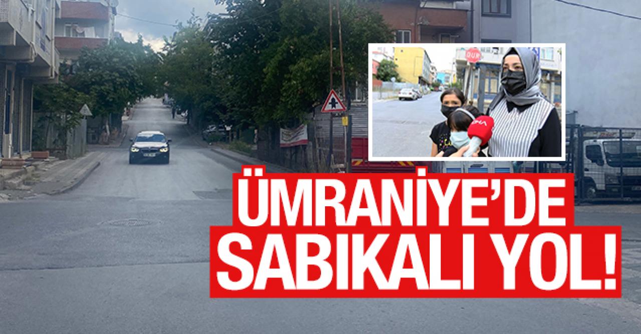 Ümraniye'de sabıkalı yol!