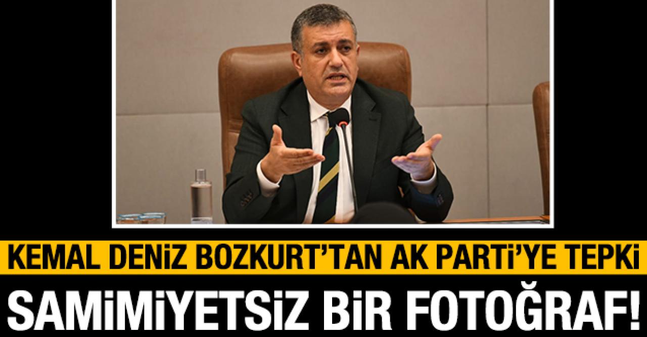 Kemal Deniz Bozkurt: Samimiyetsizliğin bir fotoğrafı oldu!