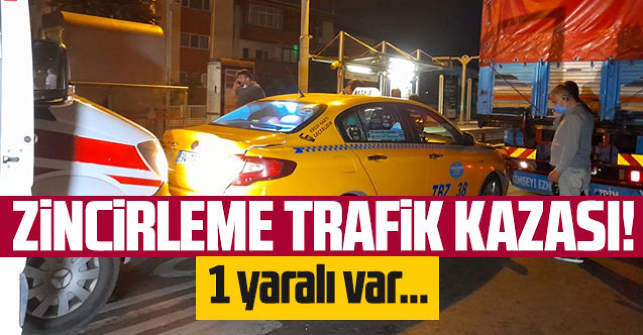 Bahçelievler'de trafik kazası: 1 yaralı