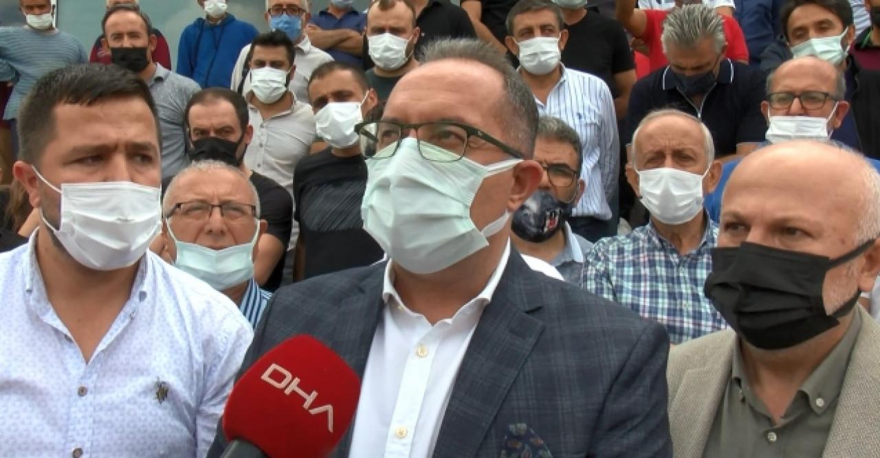 Çiçekçilerden alkışlı protesto