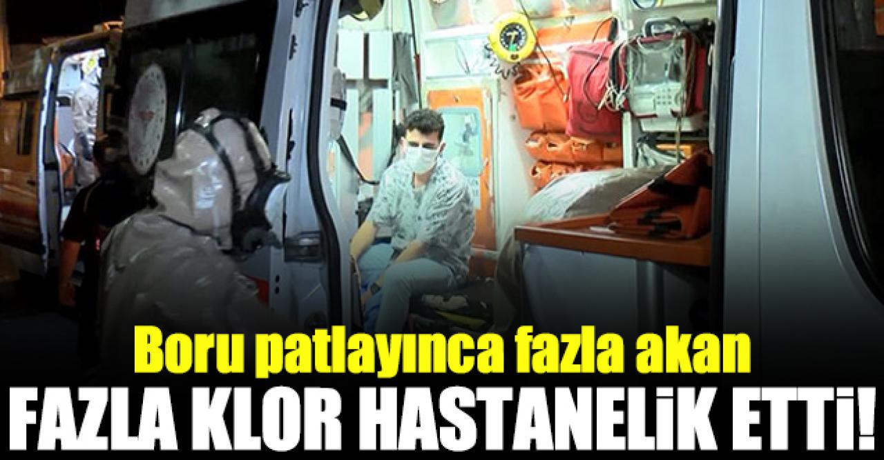 Esenler'de boru patlayınca yüzme havuzuna aşırı klor aktı; 5 kişi hastaneye kaldırıldı