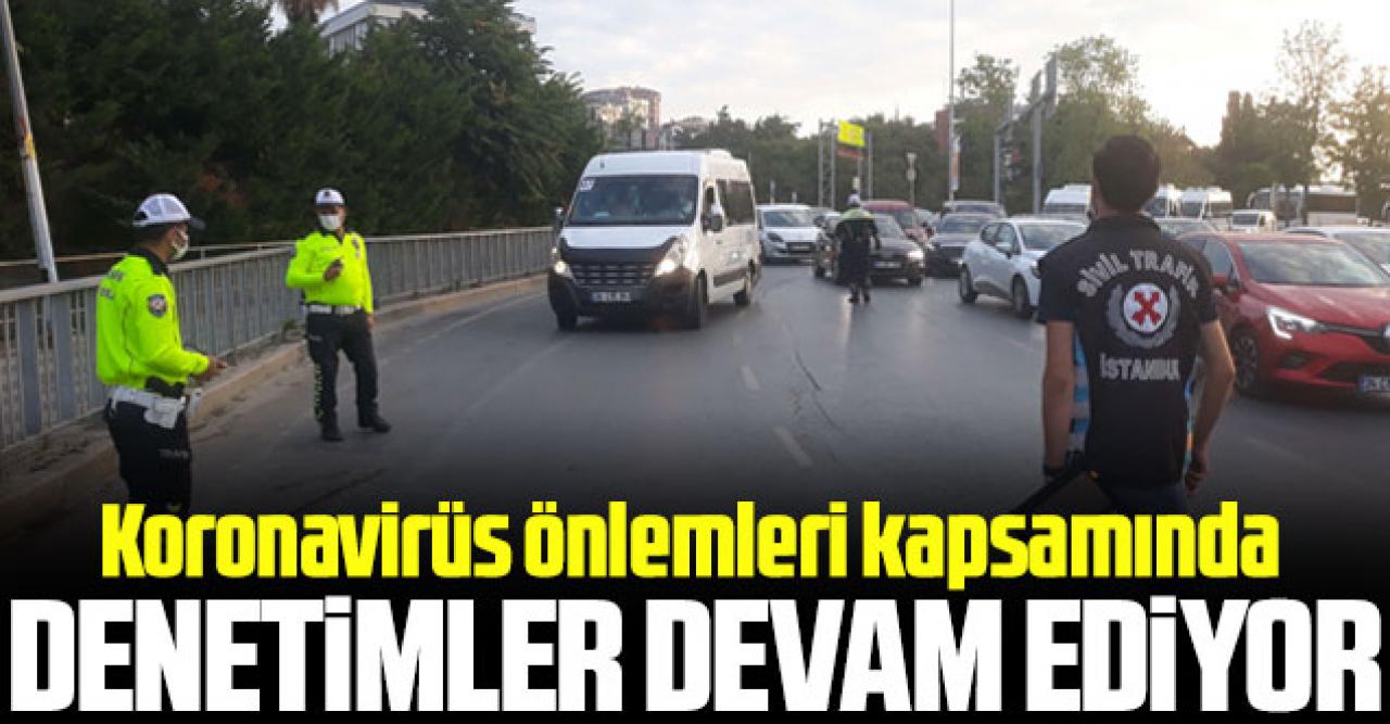 Üsküdar'da servis araçlarına denetimler sürüyor