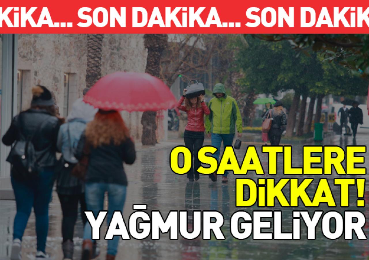 İstanbul için bir yağmur uyarısı daha!