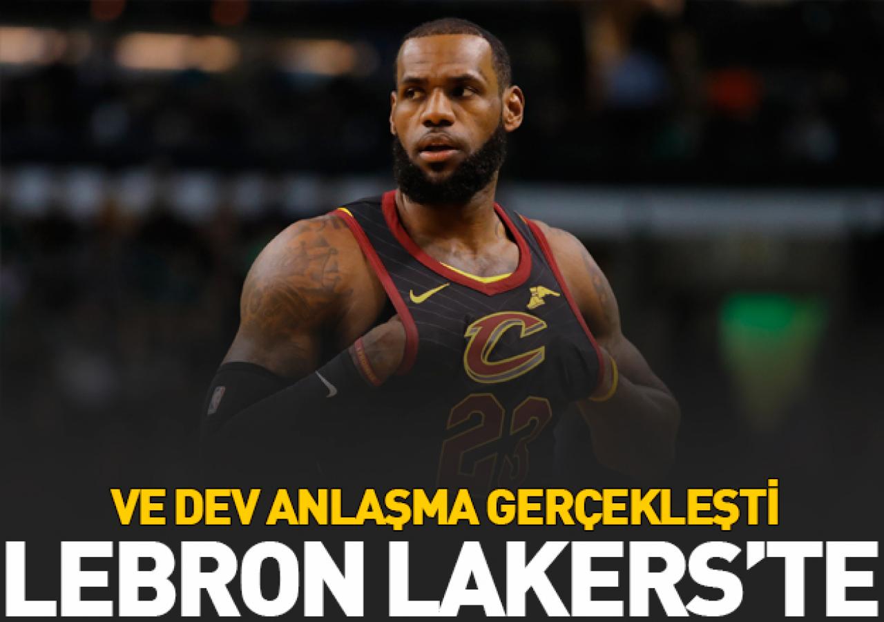 Lebron James Los Angeles Lakers ile 154 milyon dolara anlaştı