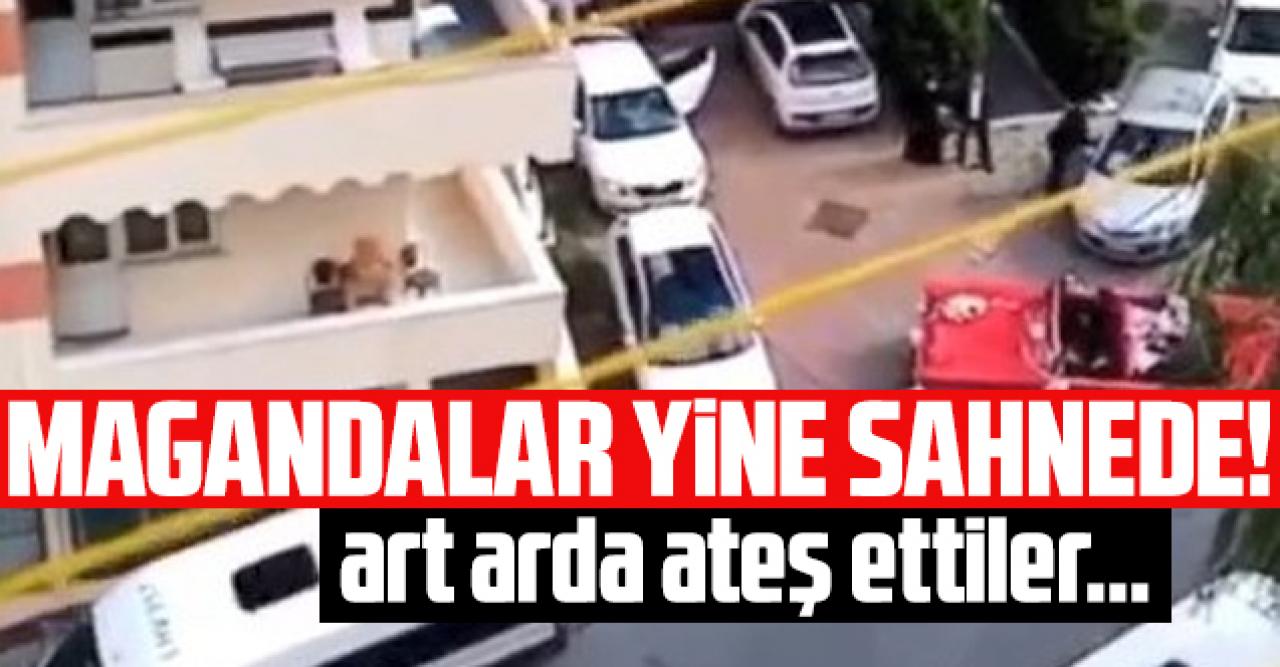 Kağıthane'de düğün magandaları art arda havaya ateş etti