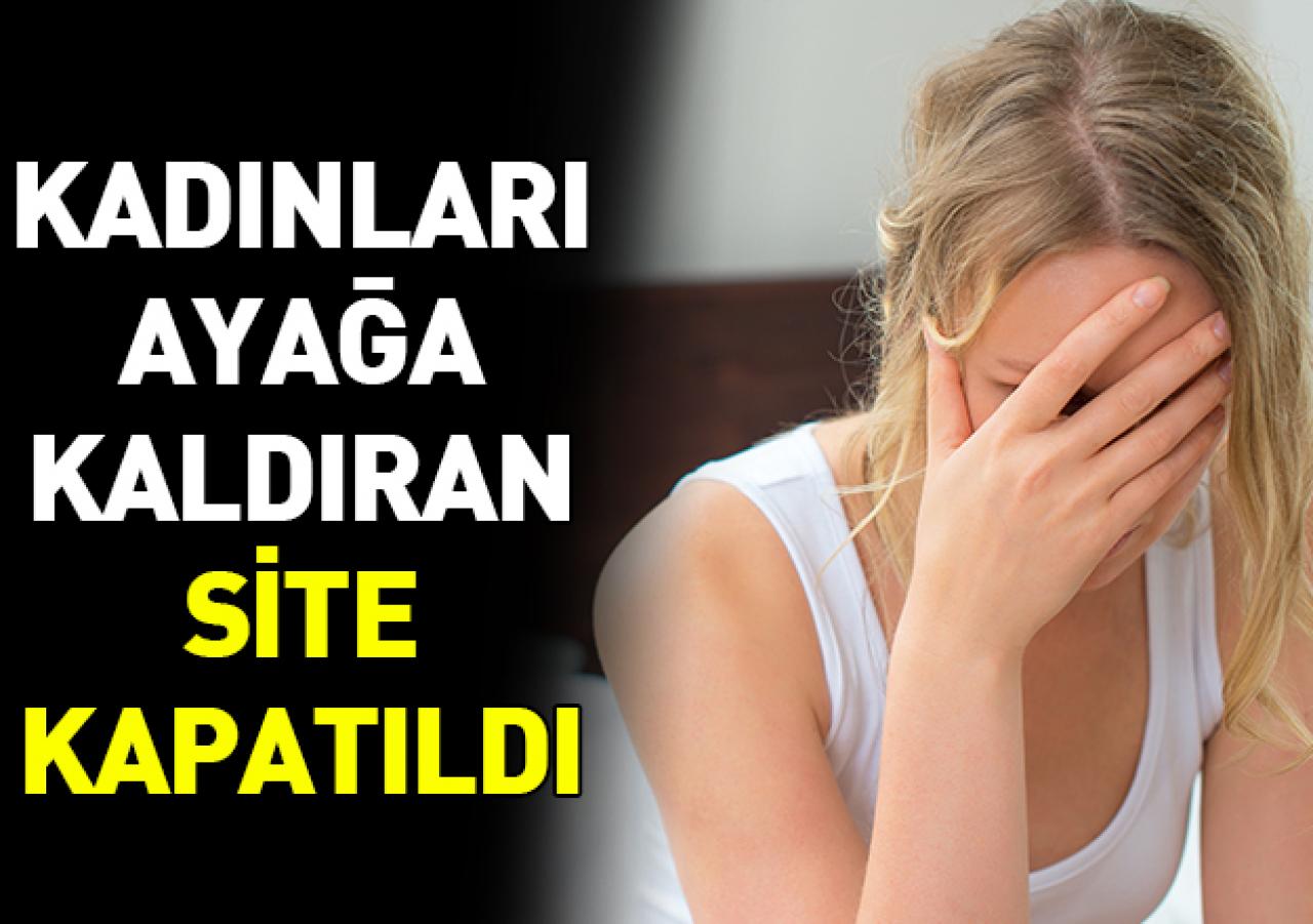 Kadınları ayağa kaldıran site kapatıldı