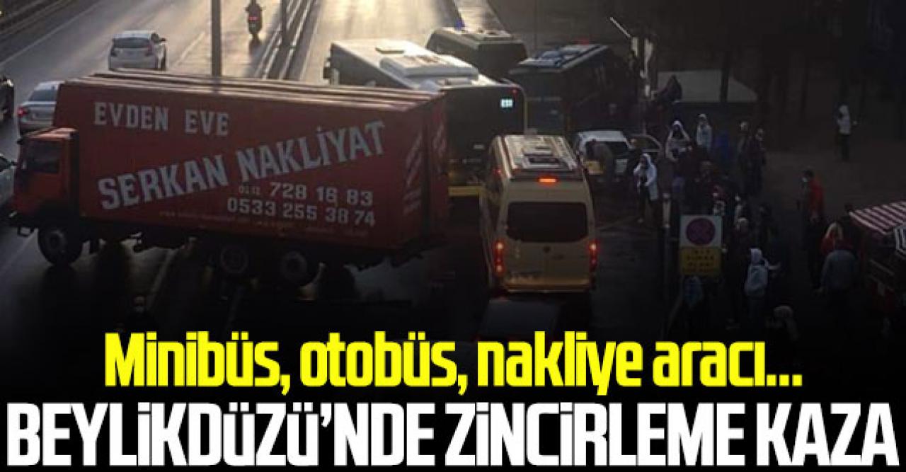 Beylikdüzü'nde zincirleme kaza: 1 yaralı