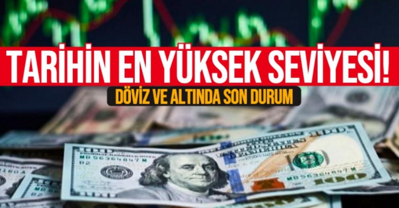 Döviz rekor üzerine rekor kırıyor! Tüm zamanların en üst seviyesi